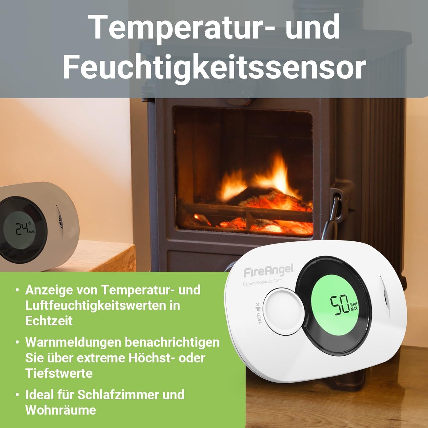 FireAngel Kohlenmonoxid-Melder