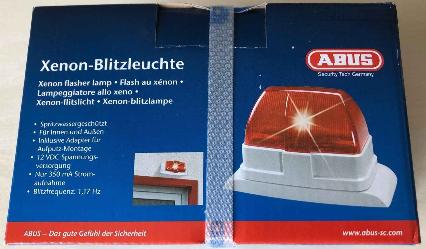 Abus Xenon Alarm-Blitzleuchte 12 V/DC