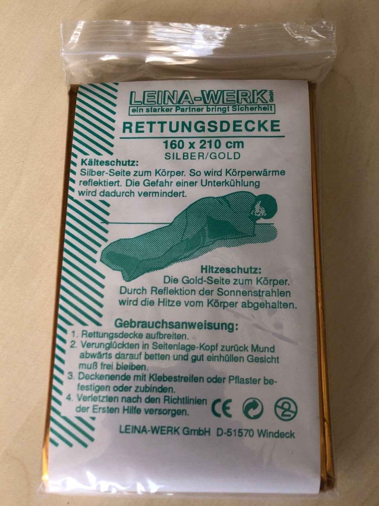 LEINA Rettungsdecke