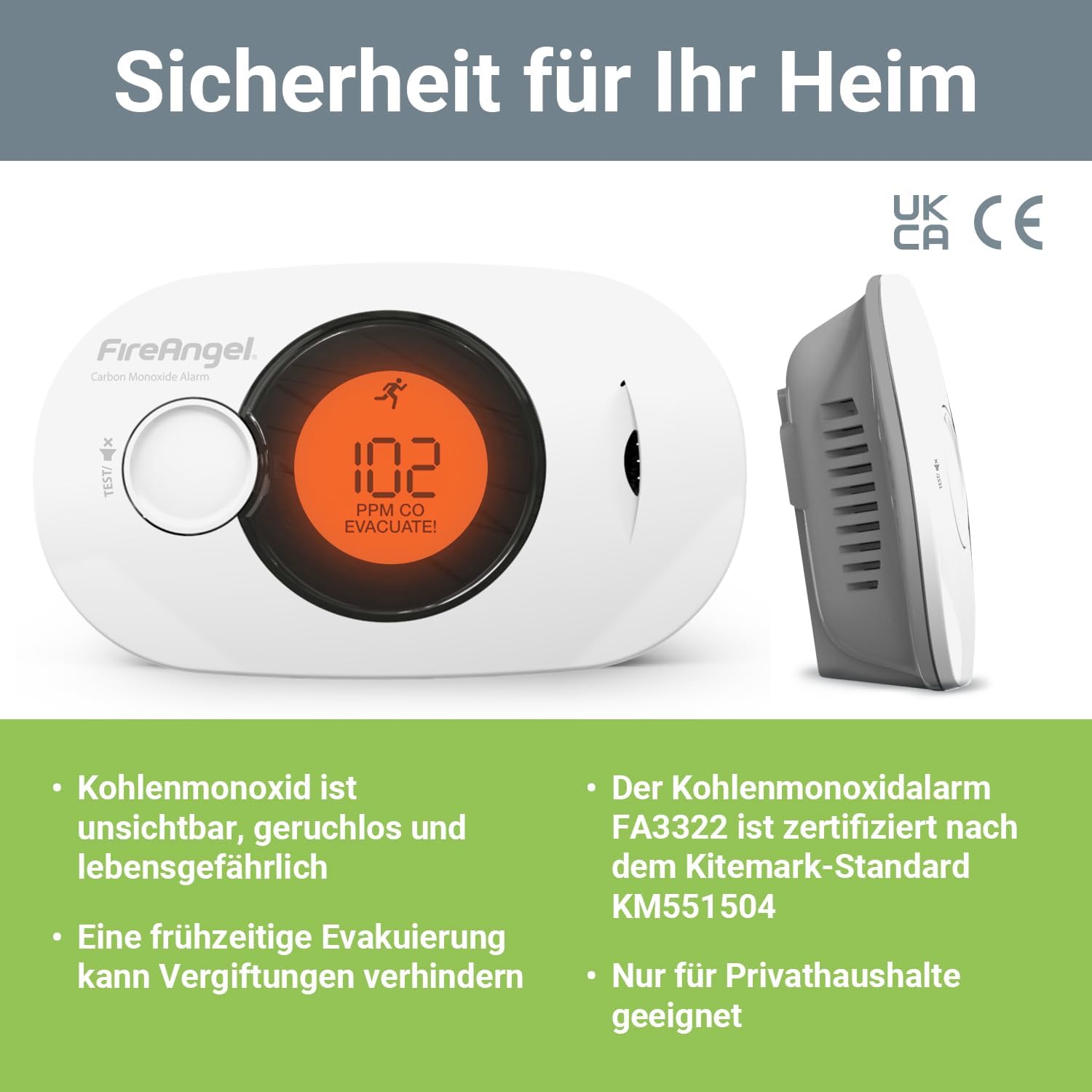 FireAngel FireAngel Kohlenmonoxid-Melder