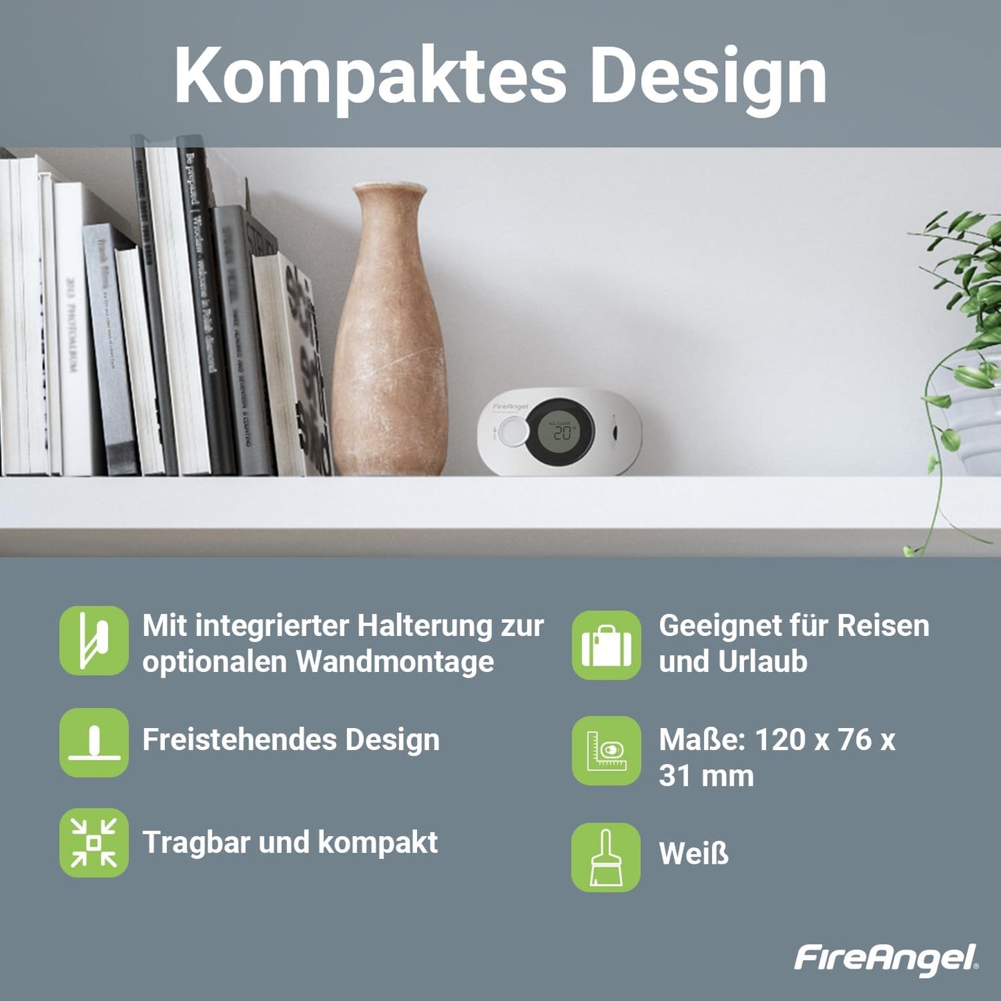 FireAngel Kohlenmonoxid-Melder