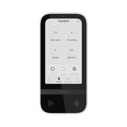 Schaltzentrale - Ajax KeyPad TouchScreen - Rauchmeldershop.at