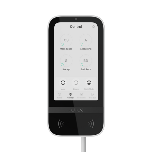 Ajax Systems Schaltzentrale - Ajax KeyPad TouchScreen Superior
